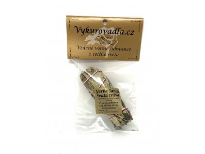 Vykuřovadlo Yerba Santa (Svatá tráva) šamanský svazek velký, 20-24g