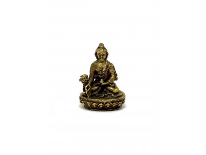 Soška Buddha medicíny kov 5 cm