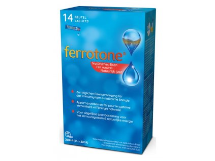 Ferrotone 100% přírodní zdroj železa 14 denní balení