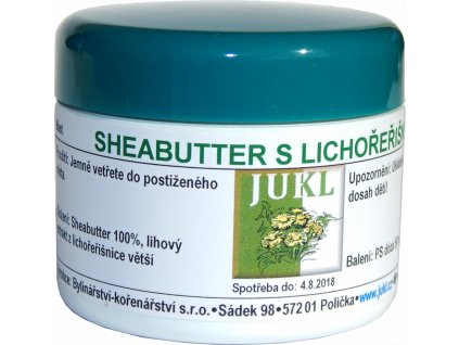 JUKL mast Sheabutter s lichořeřišnicí