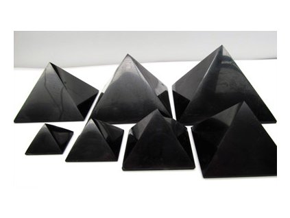 Šungitová pyramida 3x3