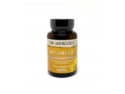 Dr. Mercola Vitamín E, 305IU, 30tbl