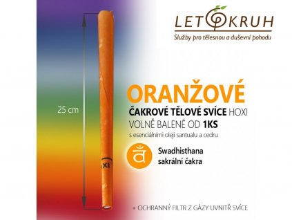 cakrova svice oranzova