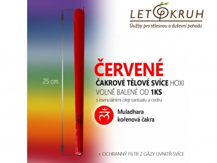 cakrova svice cervena