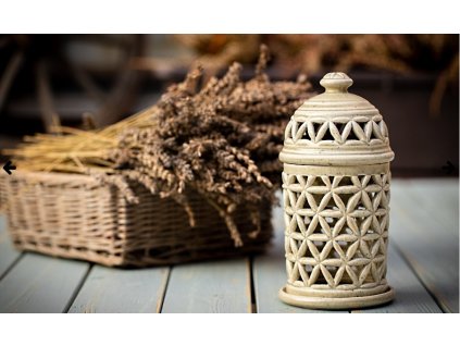 Aromalampa Květ života Šedá