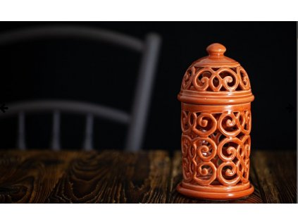 Aromalampa vyřezávaná Korálová