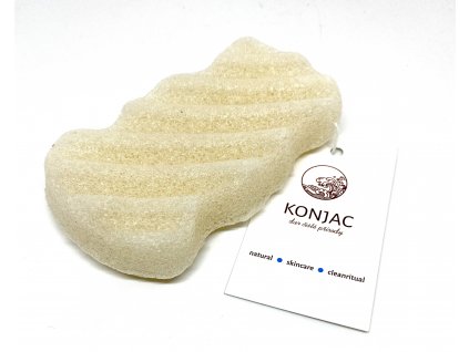 Konjac - Bílá houbička na tělo