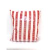 Nahřívací polštářek Super - červený pruhovaný se srdíčky