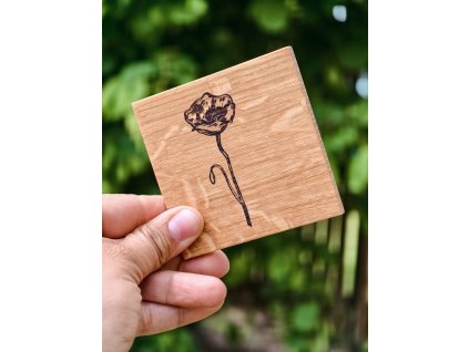 Podtácek dřevěný MÁK