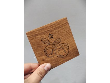 Podtácek dřevěný ROLNIČKY