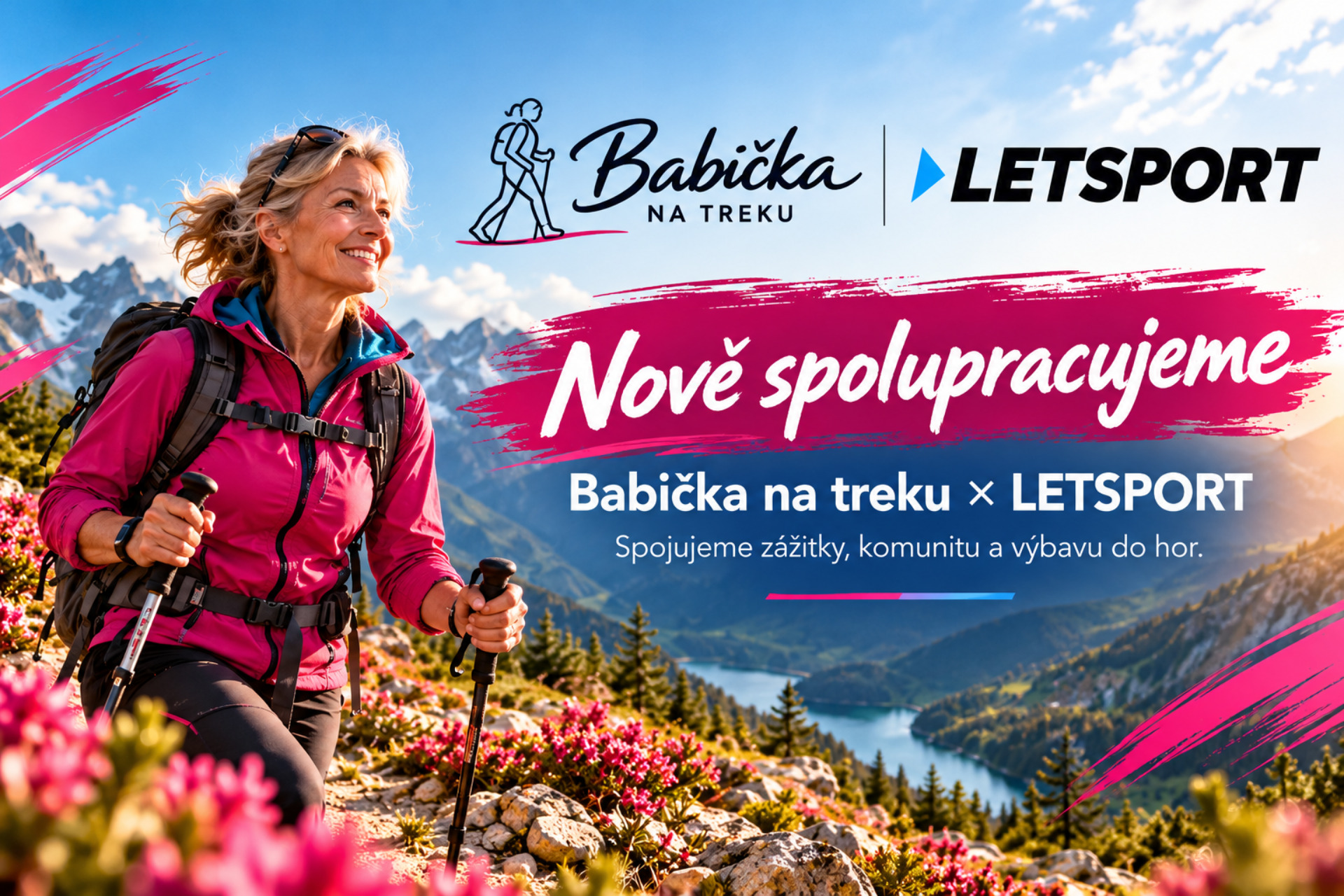 Babička na treku