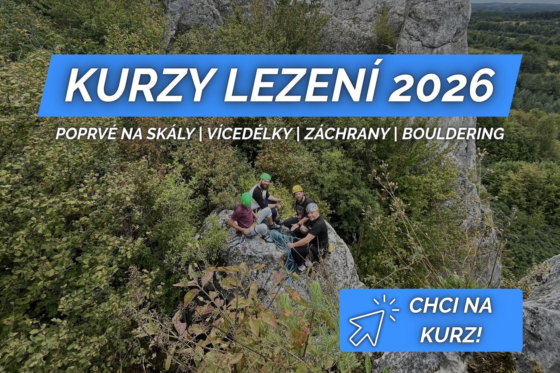 kurzy lezení na skalách Ostrava