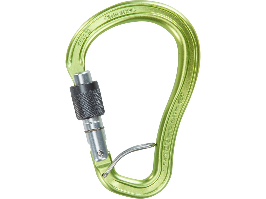 Climbing Technology Axis HMS TGL (triplex gate with  tive spring bar) (Size Onesize, Color Grey/Green)