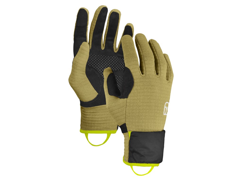 Ortovox Fleece Grid Cover  Rukavice (Size XS, Color Sweet Alison)