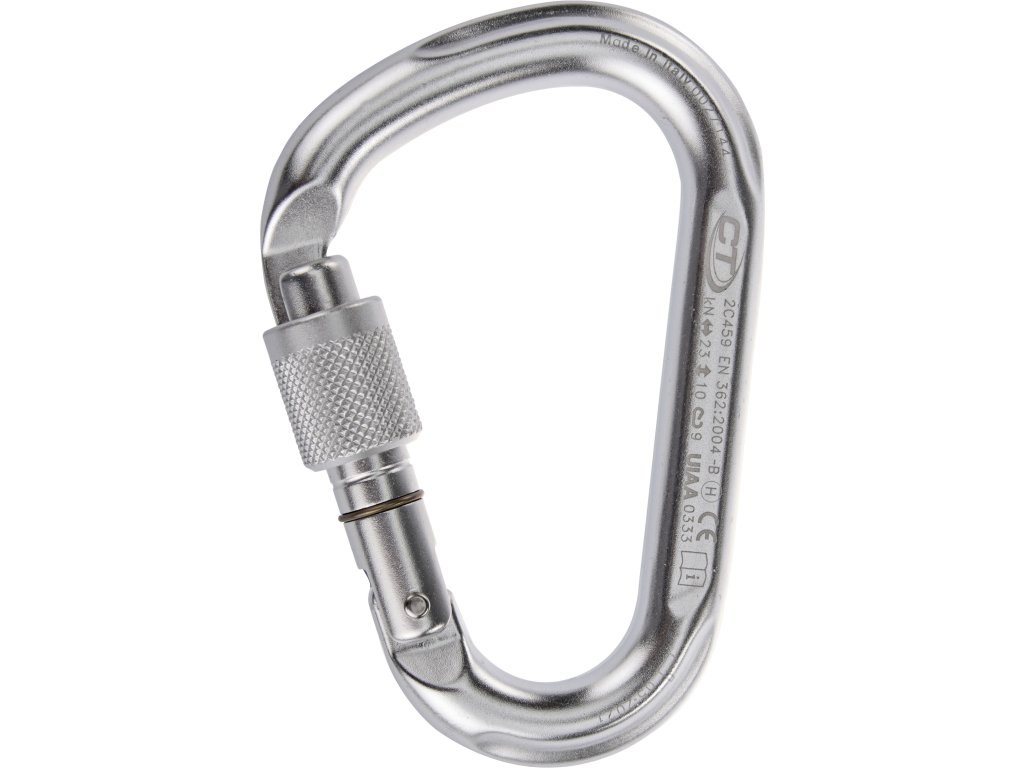 Climbing Technology Snappy SG (screw gate) (Size Onesize, Color Silver)