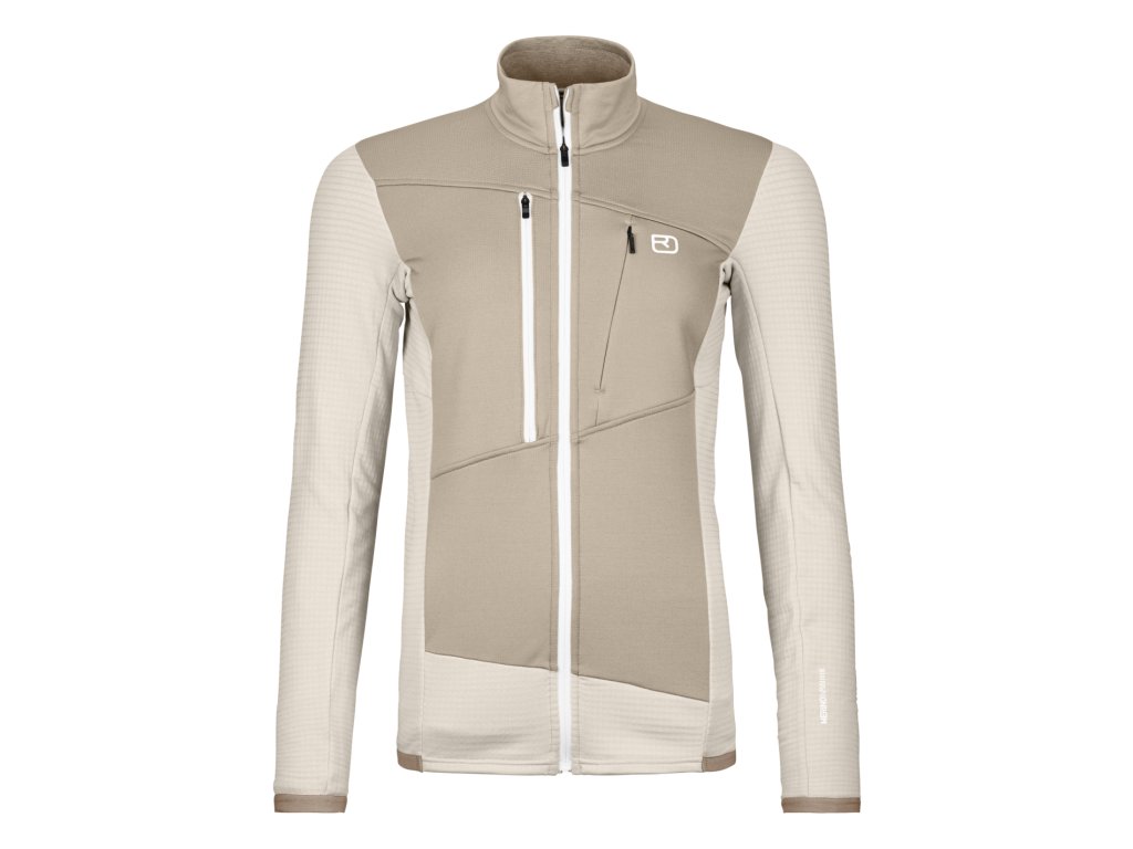 Ortovox Fleece Grid  Dámská mikina (Size XL, Color White Chalk)