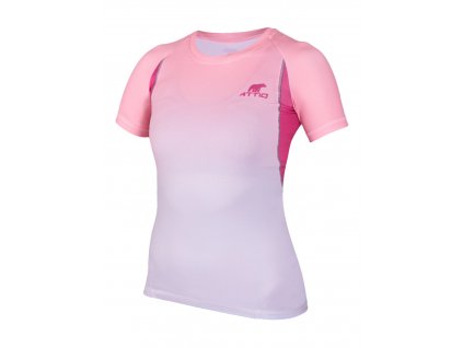 6662 damske tricko kratky rukav ultra trail quantum pink 1