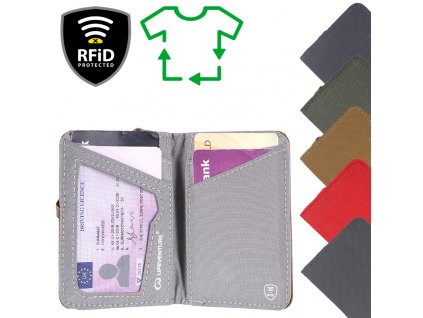 Lifeventure RFiD Card Wallet Recycled