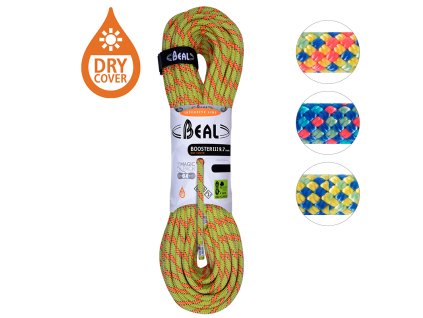 BEAL Booster Unicore 9,7 mm Dry Cover (Barva  anis, Délka  50 m)