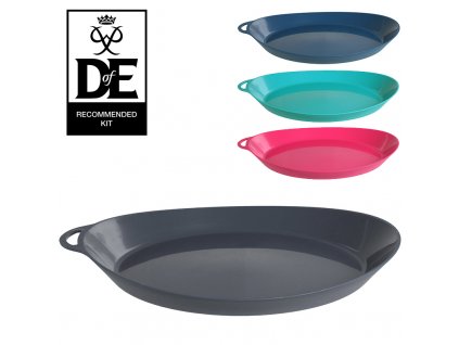 Lifeventure Ellipse Plate (Barva graphite)