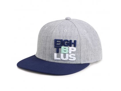 SNAPBACK EIGHTBPLUS greynavy frontR