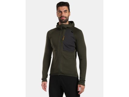 Kilpi MERINI-M   Pánská mikina (Barva Tmavě zelená, Velikost 3XL)