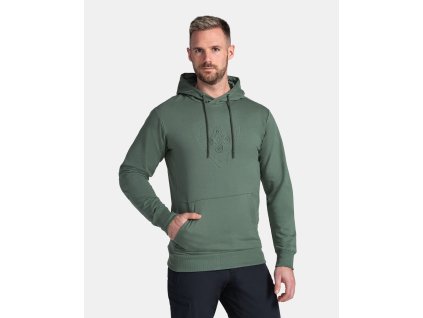 Kilpi LAGOA-M   Pánská mikina (Barva Tmavě zelená, Velikost 3XL)
