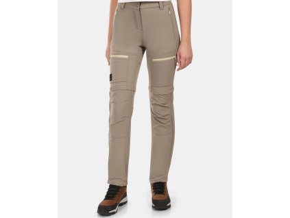 Kilpi HOSIO-W   Dámské softshellové kalhoty (Barva Khaki, Velikost 46)