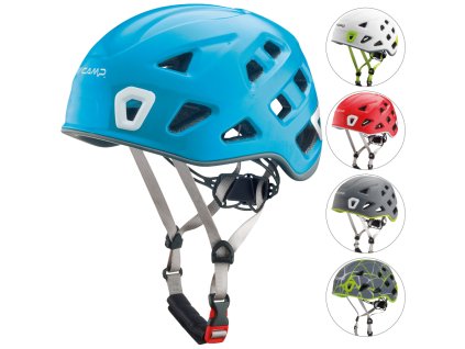 horolezecká helma CAMP Storm (Barva light blue, Velikost 54 - 62 cm)