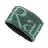 Rab Knitted Logo Headband GreenSlate GlacierBlue QAB 40 GGB