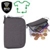 Lifeventure RFiD Coin Wallet Recycled; grey