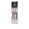 Climbing Technology Basic Set 12 cm Nylon (NON K-lock) - pack of 5 (Size 12, Color Silver)