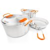 GSI  Glacier Stainless Base Camper; 2+3 l; medium (Objem 2+3 l, Velikost medium)