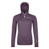 Ortovox Fleece Light Grid ZN Hoody  Dámská mikina (Size M, Color Wild Berry)