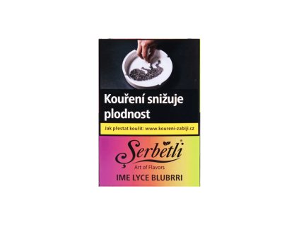 Tabák Serbetli 50g - IME LYCE BLUBRRI