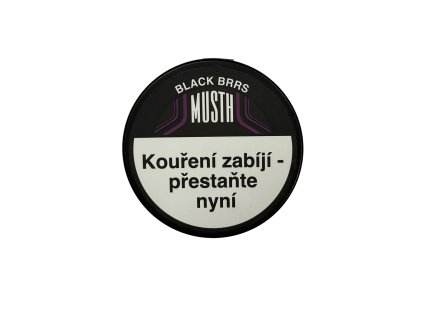 Tabák MustH 125g - Black Brrs