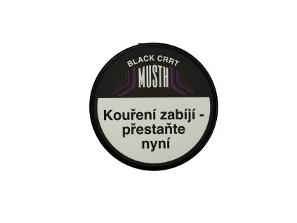 Tabák MustH 125g - Black Crrt