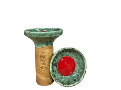 Korunka - Oblako Flow - Red on Pistachio