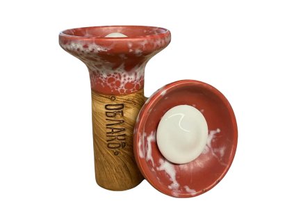 Korunka - Oblako Flow -  White on BrownMarble