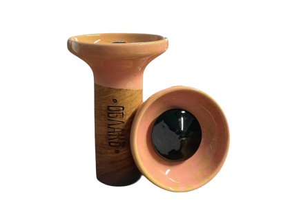 Korunka - Oblako Flow - Black on Pink/Light Green Marble