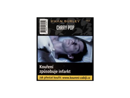 Tabák Khan Burley 40g - Chrry Pop