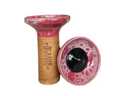 Korunka - Oblako Flow - Black on Crimson Marble