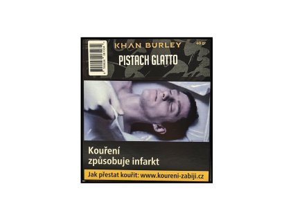 Tabák Khan Burley 40g - Pistach Glatto