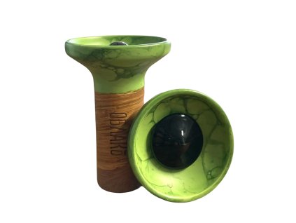 Korunka - Oblako Flow - Black on Light Green Marble