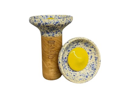 Korunka - Oblako Flow - Yellow on Meteorite