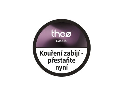 Tabák Theo Dark 100g - CASSIS