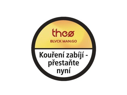 Tabák Theo Dark 200g - BLVCK MAN:GO