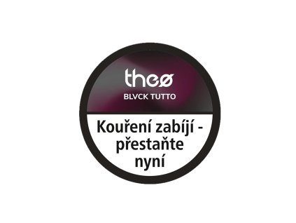 Tabák Theo Dark 200g - BLVCK TUTTO
