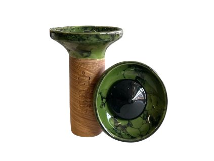 Korunka - Oblako Flow - Black on Green/Black Marble