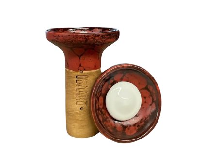 Korunka - Oblako Flow - White on Red/BlackMarble